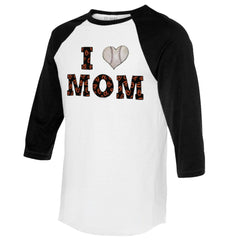 Baltimore Orioles Tiny Turnip Women's I Love Mom 3/4-Sleeve Raglan T-Shirt | MLB Sale
