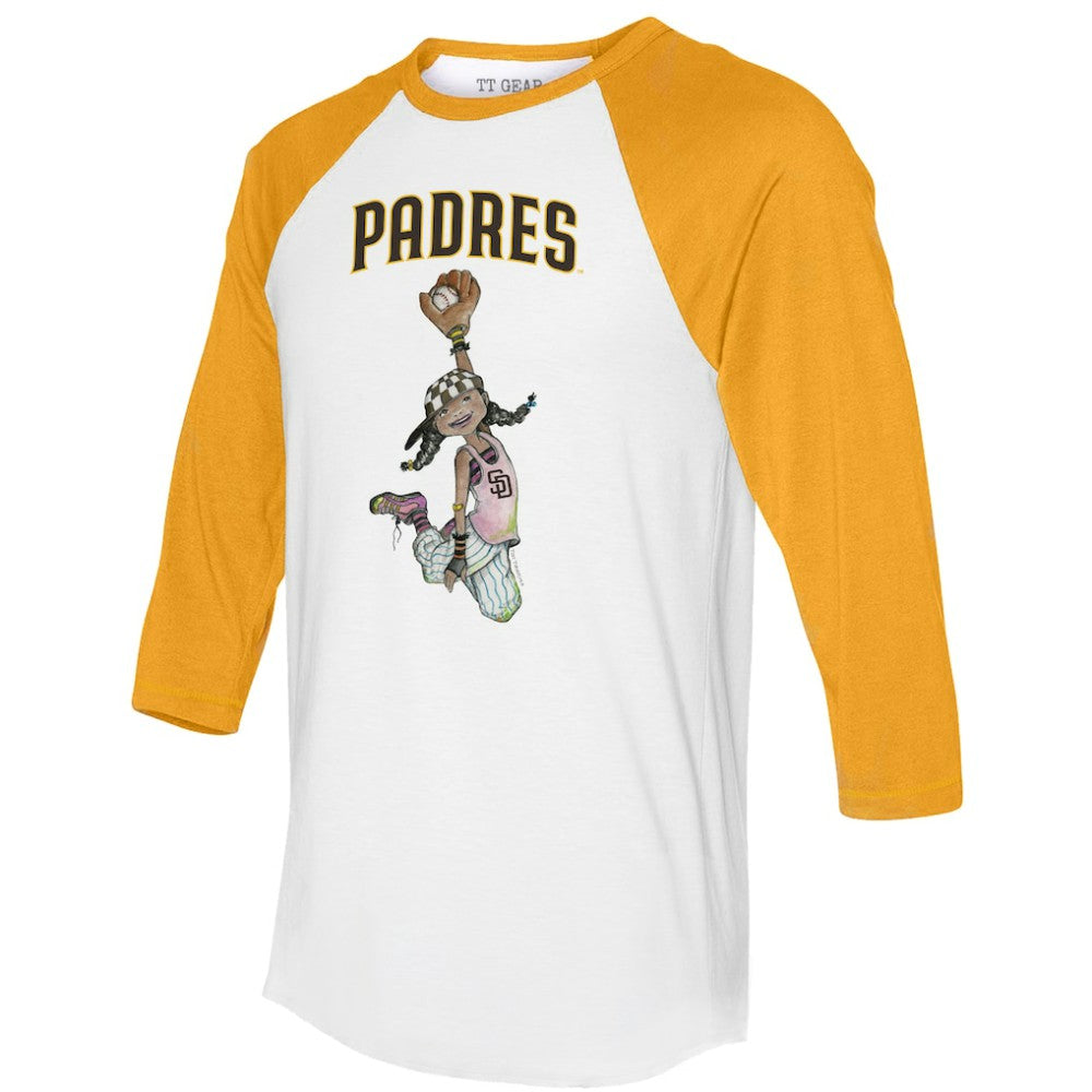 San Diego Padres Tiny Turnip Women's Jada 3/4-Sleeve Raglan T-Shirt | MLB Shop