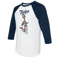 Minnesota Twins Tiny Turnip Women's Jada 3/4-Sleeve Raglan T-Shirt | MLB For sale