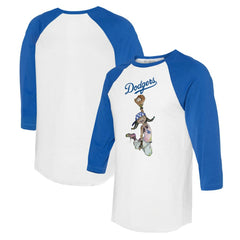 Los Angeles Dodgers Tiny Turnip Women's Jada 3/4-Sleeve Raglan T-Shirt | MLB Sale