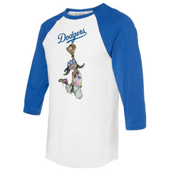 Los Angeles Dodgers Tiny Turnip Women's Jada 3/4-Sleeve Raglan T-Shirt | MLB Sale