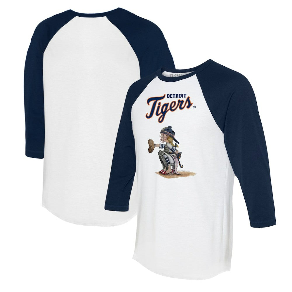 Detroit Tigers Tiny Turnip Women's Kate 3/4-Sleeve Raglan T-Shirt | MLB Online