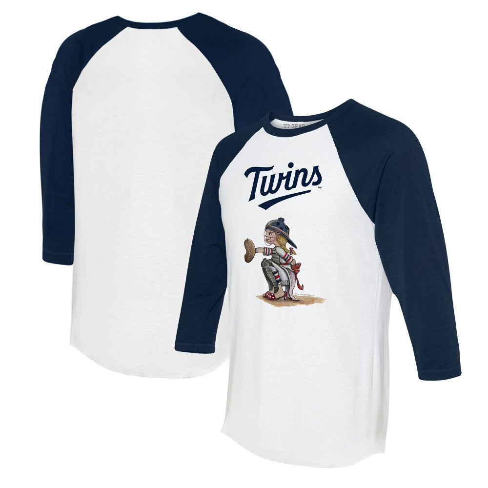Minnesota Twins Tiny Turnip Women's Kate 3/4-Sleeve Raglan T-Shirt | MLB Near me