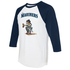 Seattle Mariners Tiny Turnip Women's Kate 3/4-Sleeve Raglan T-Shirt | MLB Discount