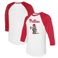 Philadelphia Phillies Tiny Turnip Women's Kate 3/4-Sleeve Raglan T-Shirt | MLB Online