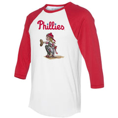 Philadelphia Phillies Tiny Turnip Women's Kate 3/4-Sleeve Raglan T-Shirt | MLB Online