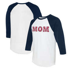 Washington Nationals Tiny Turnip Women's Logo Mom 3/4-Sleeve Raglan T-Shirt | MLB Online