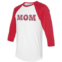 St. Louis Cardinals Tiny Turnip Women's Logo Mom 3/4-Sleeve Raglan T-Shirt | MLB Sale