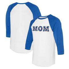 Chicago Cubs Tiny Turnip Women's Logo Mom 3/4-Sleeve Raglan T-Shirt | MLB Online