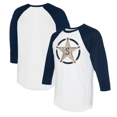 Seattle Mariners Tiny Turnip Women's Military Star 3/4-Sleeve Raglan T-Shirt | MLB Near me
