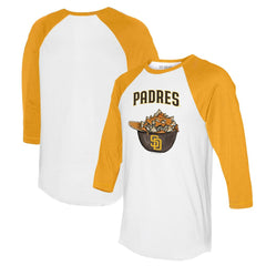 San Diego Padres Tiny Turnip Women's Nacho Helmet 3/4-Sleeve Raglan T-Shirt | MLB Shop