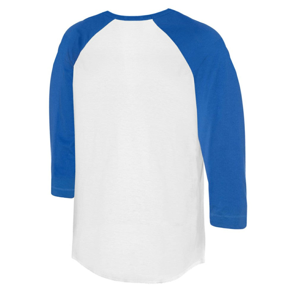 Kansas City Royals Tiny Turnip Women's Peace Love Baseball 3/4-Sleeve Raglan T-Shirt | MLB Discount