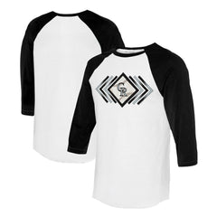 Colorado Rockies Tiny Turnip Women's Prism Arrows 3/4-Sleeve Raglan T-Shirt | MLB For sale