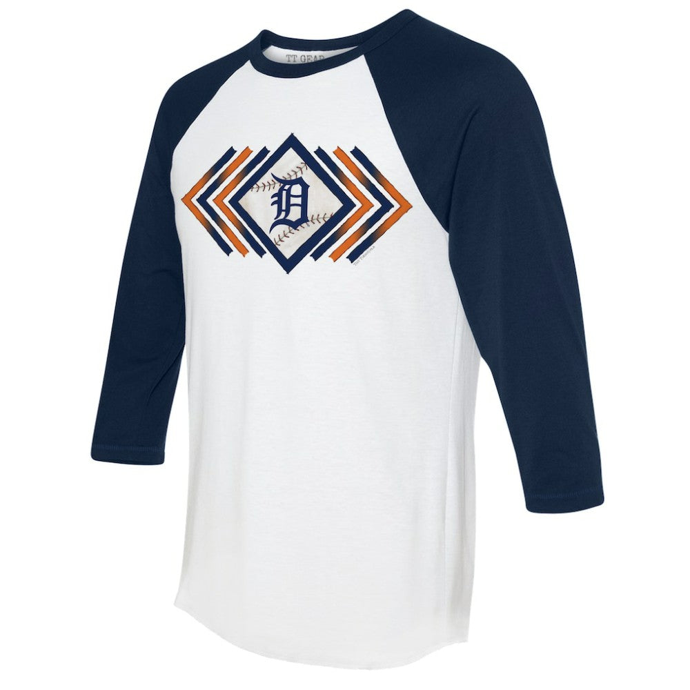 Detroit Tigers Tiny Turnip Women's Prism Arrows 3/4-Sleeve Raglan T-Shirt | MLB Shop