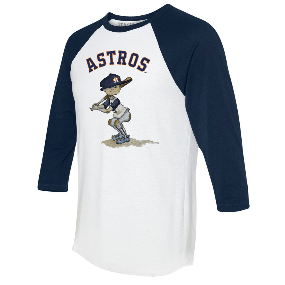 Houston Astros Tiny Turnip Women's Slugger 3/4-Sleeve Raglan T-Shirt | MLB US