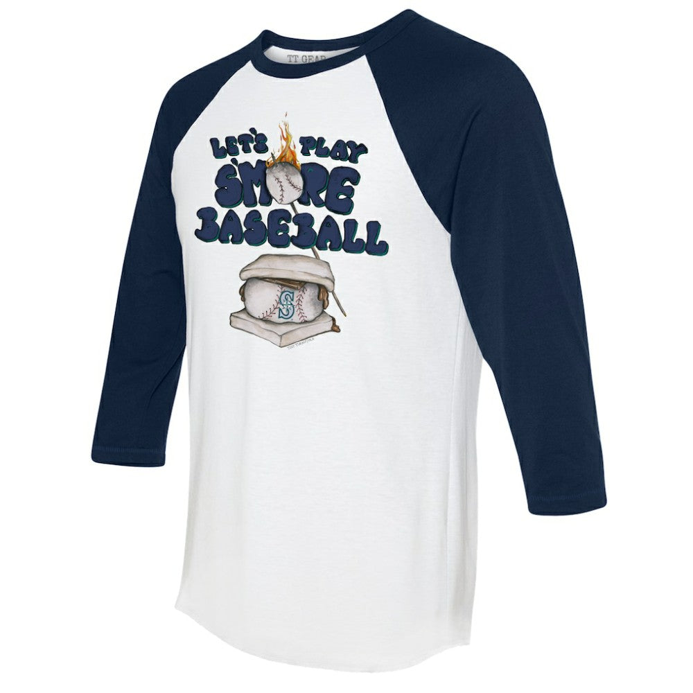 Seattle Mariners Tiny Turnip Women's Smores 3/4-Sleeve Raglan T-Shirt | MLB Near me