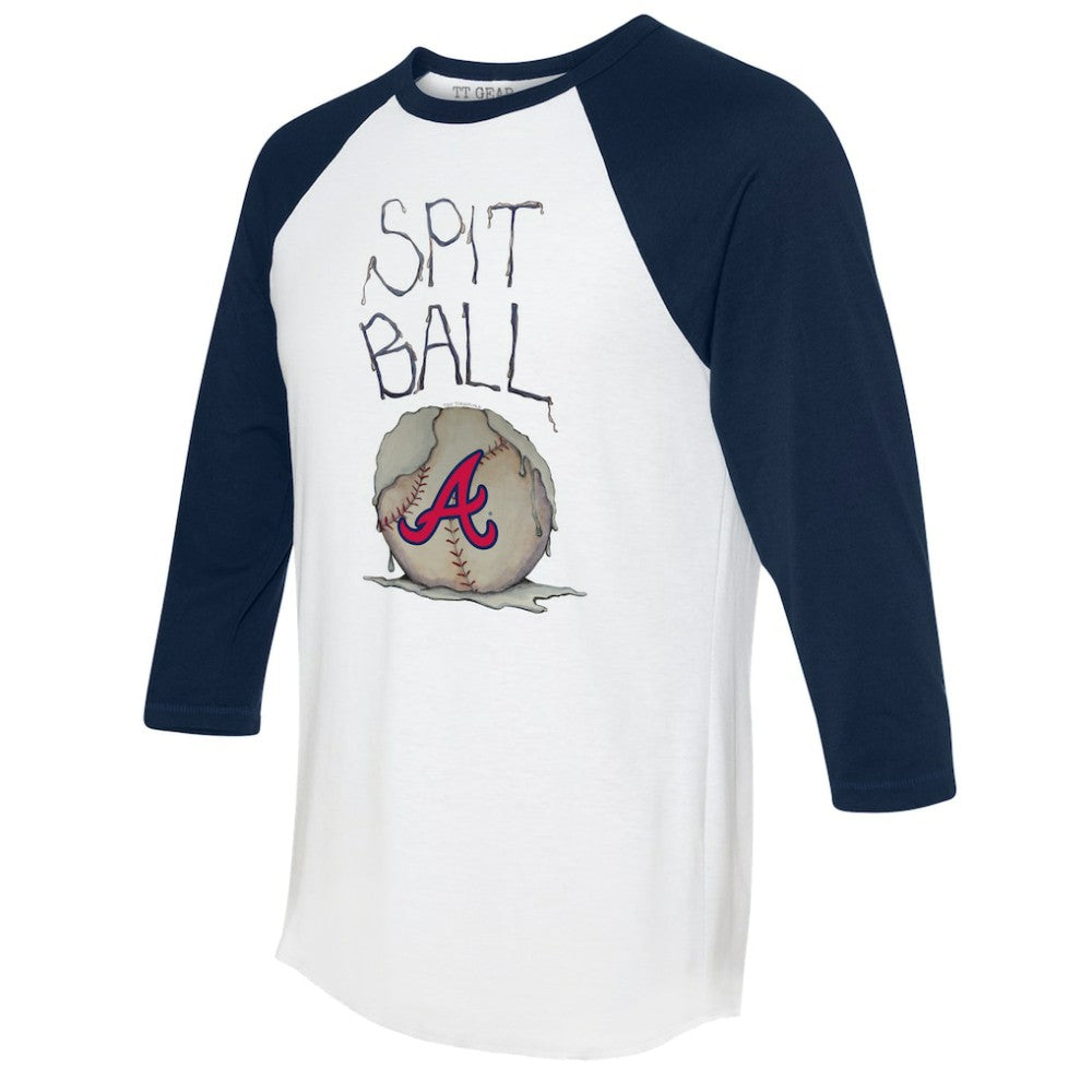 Atlanta Braves Tiny Turnip Women's Spit Ball 3/4-Sleeve Raglan T-Shirt | MLB Shop