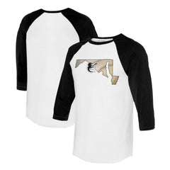 Baltimore Orioles Tiny Turnip Unisex State Outline 3/4-Sleeve Raglan T-Shirt | MLB Online