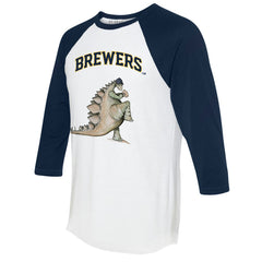 Milwaukee Brewers Tiny Turnip Unisex Stega 3/4-Sleeve Raglan T-Shirt | MLB Discount