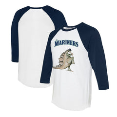 Seattle Mariners Tiny Turnip Unisex Stega 3/4-Sleeve Raglan T-Shirt | MLB Discount
