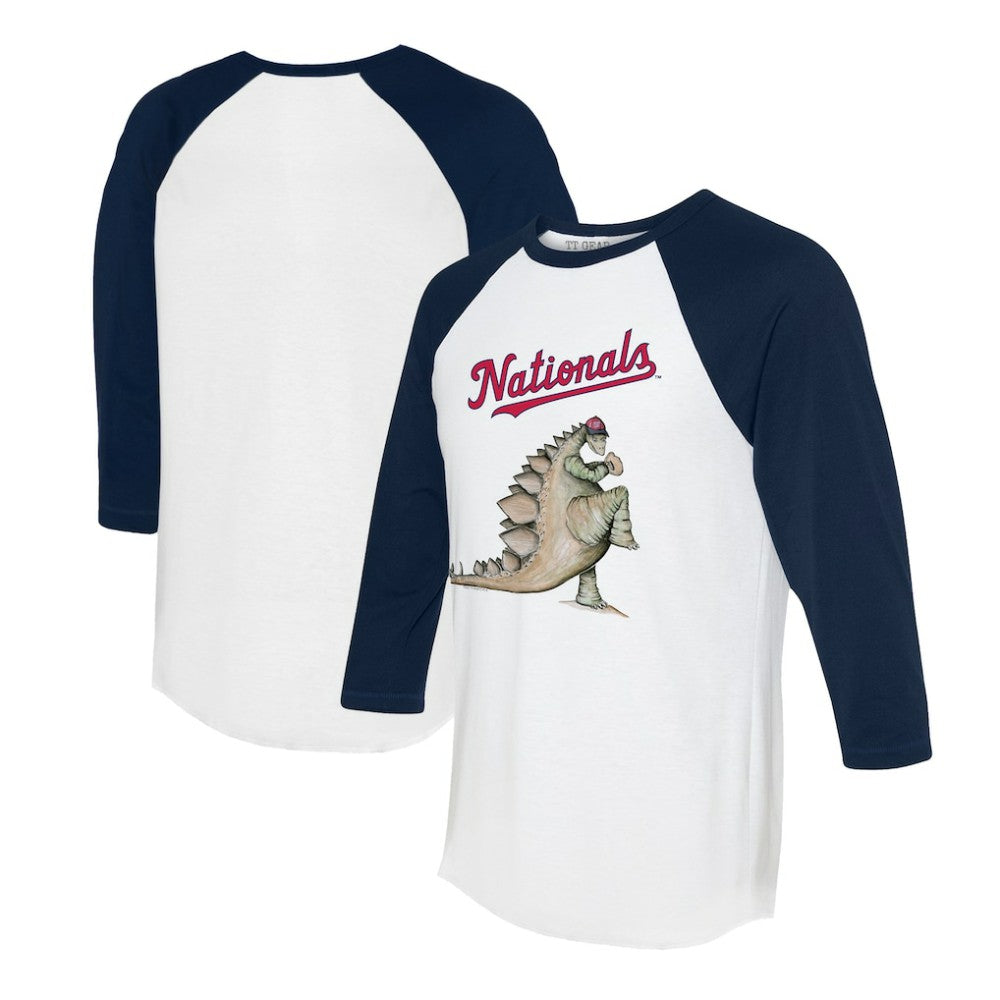 Washington Nationals Tiny Turnip Unisex Stega 3/4-Sleeve Raglan T-Shirt | MLB Outlet
