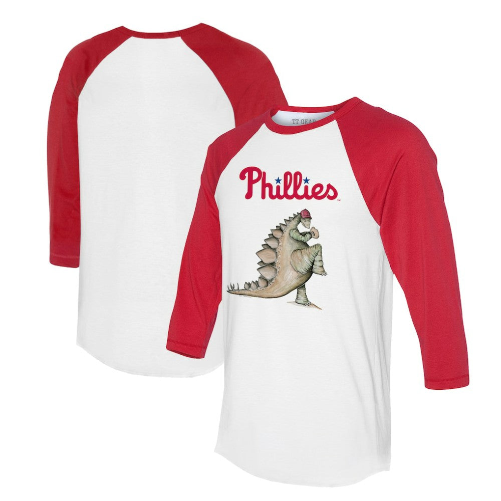 Philadelphia Phillies Tiny Turnip Unisex Stega 3/4-Sleeve Raglan T-Shirt | MLB On Sale