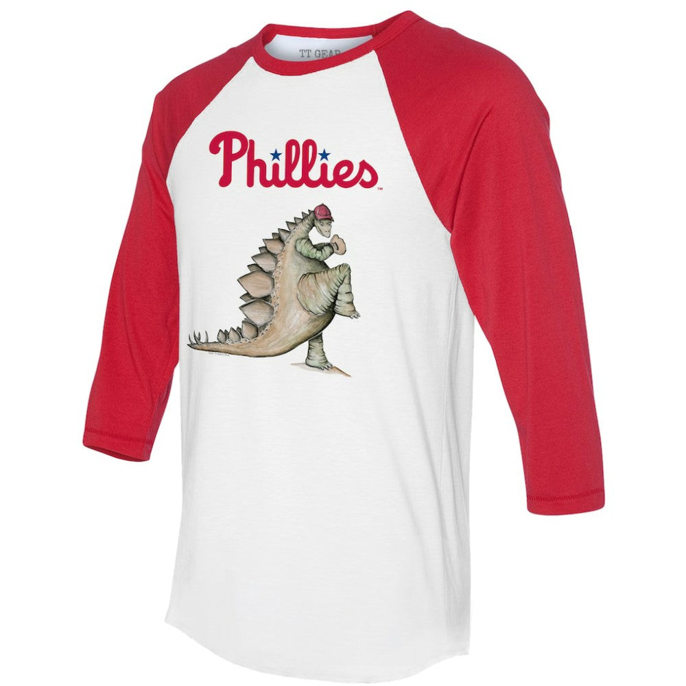 Philadelphia Phillies Tiny Turnip Unisex Stega 3/4-Sleeve Raglan T-Shirt | MLB On Sale