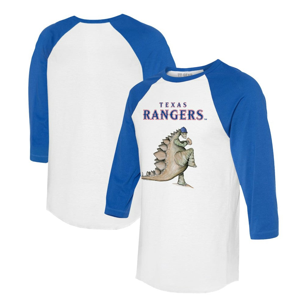 Texas Rangers Tiny Turnip Unisex Stega 3/4-Sleeve Raglan T-Shirt | MLB New