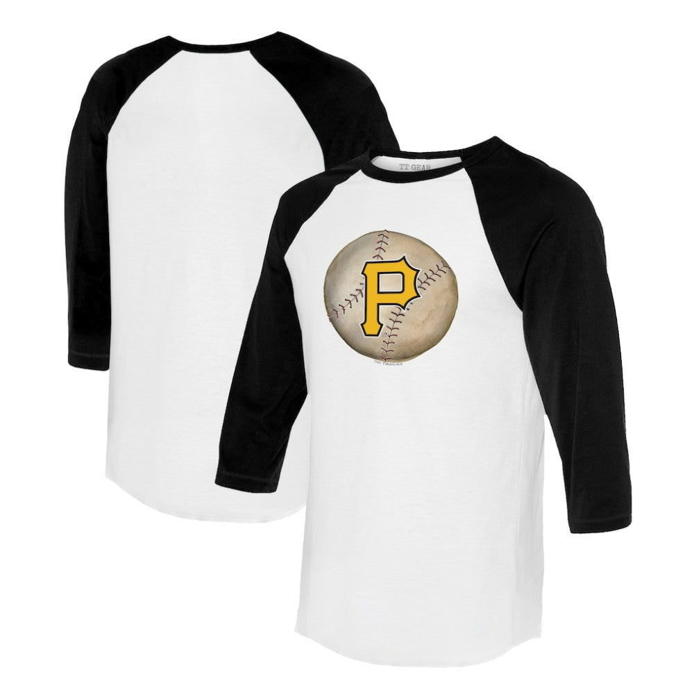 Pittsburgh Pirates Tiny Turnip Unisex Stitched Baseball 3/4-Sleeve Raglan T-Shirt | MLB Discount