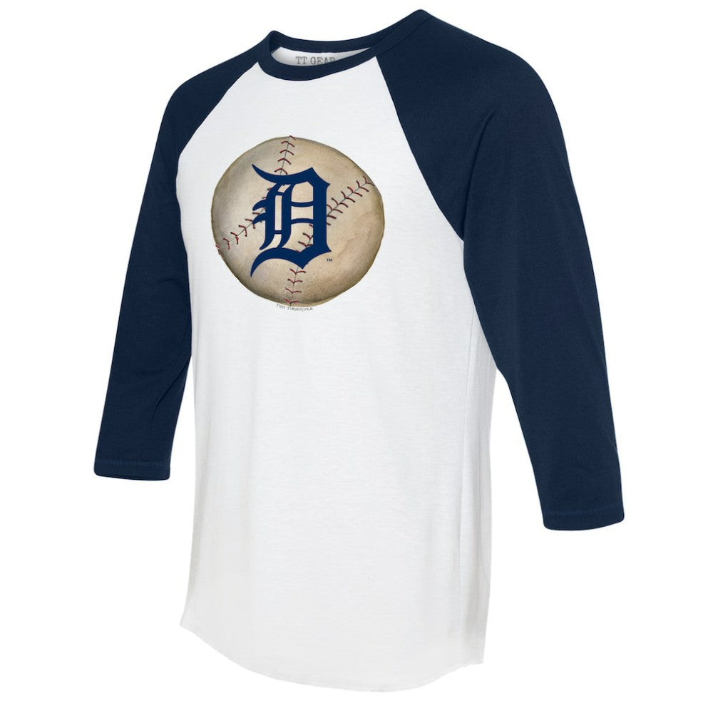 Detroit Tigers Tiny Turnip Unisex Stitched Baseball 3/4-Sleeve Raglan T-Shirt | MLB Outlet