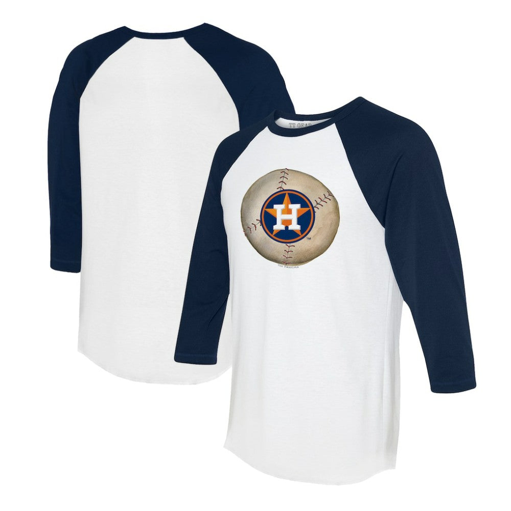 Houston Astros Tiny Turnip Unisex Stitched Baseball 3/4-Sleeve Raglan T-Shirt | MLB Near me