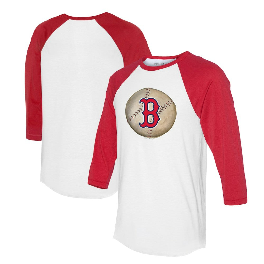 Boston Red Sox Tiny Turnip Unisex Stitched Baseball 3/4-Sleeve Raglan T-Shirt | MLB For sale