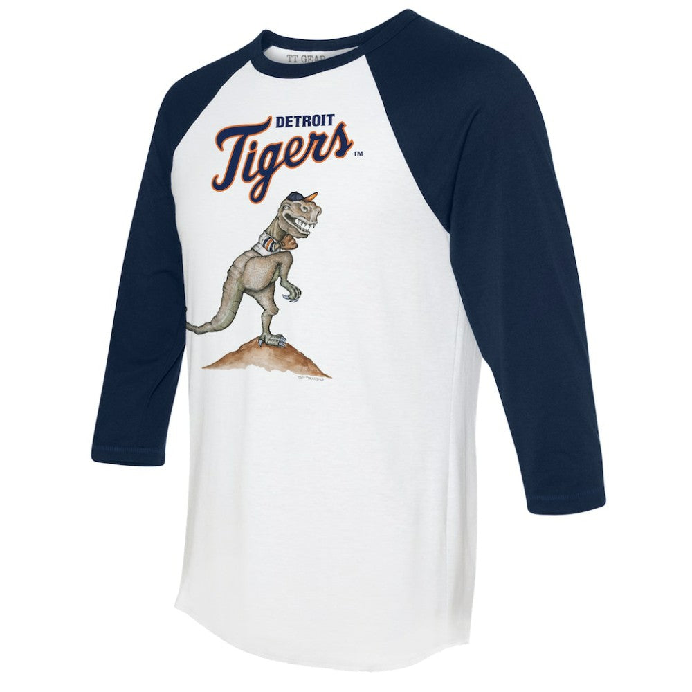 Detroit Tigers Tiny Turnip Unisex TT Rex 3/4-Sleeve Raglan T-Shirt | MLB Near me