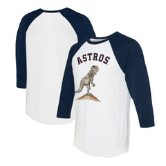 Houston Astros Tiny Turnip Unisex TT Rex 3/4-Sleeve Raglan T-Shirt | MLB US