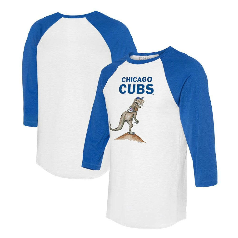 Chicago Cubs Tiny Turnip Unisex TT Rex 3/4-Sleeve Raglan T-Shirt | MLB Near me