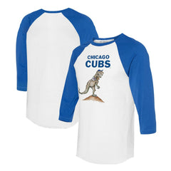 Chicago Cubs Tiny Turnip Unisex TT Rex 3/4-Sleeve Raglan T-Shirt | MLB Near me