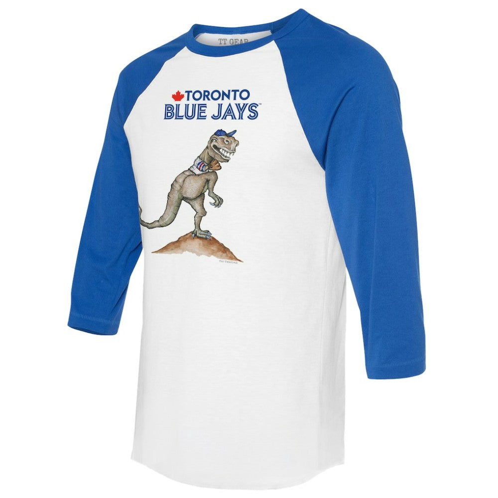 Toronto Blue Jays Tiny Turnip Unisex TT Rex 3/4-Sleeve Raglan T-Shirt | MLB Outlet