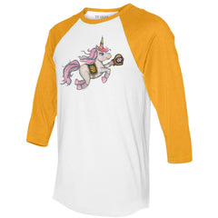 San Diego Padres Tiny Turnip Unisex Unicorn 3/4-Sleeve Raglan T-Shirt | MLB Outlet