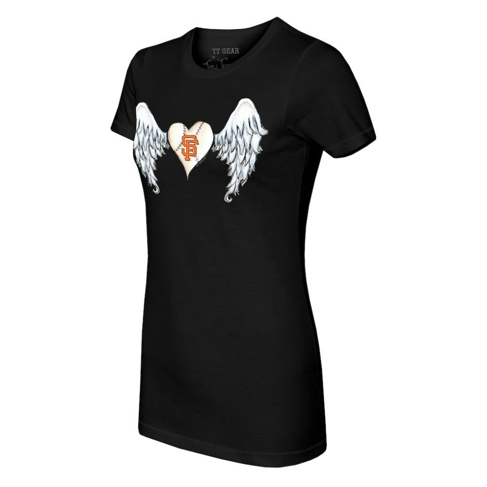 San Francisco Giants Tiny Turnip Women's Angel Wings T-Shirt | MLB Near me