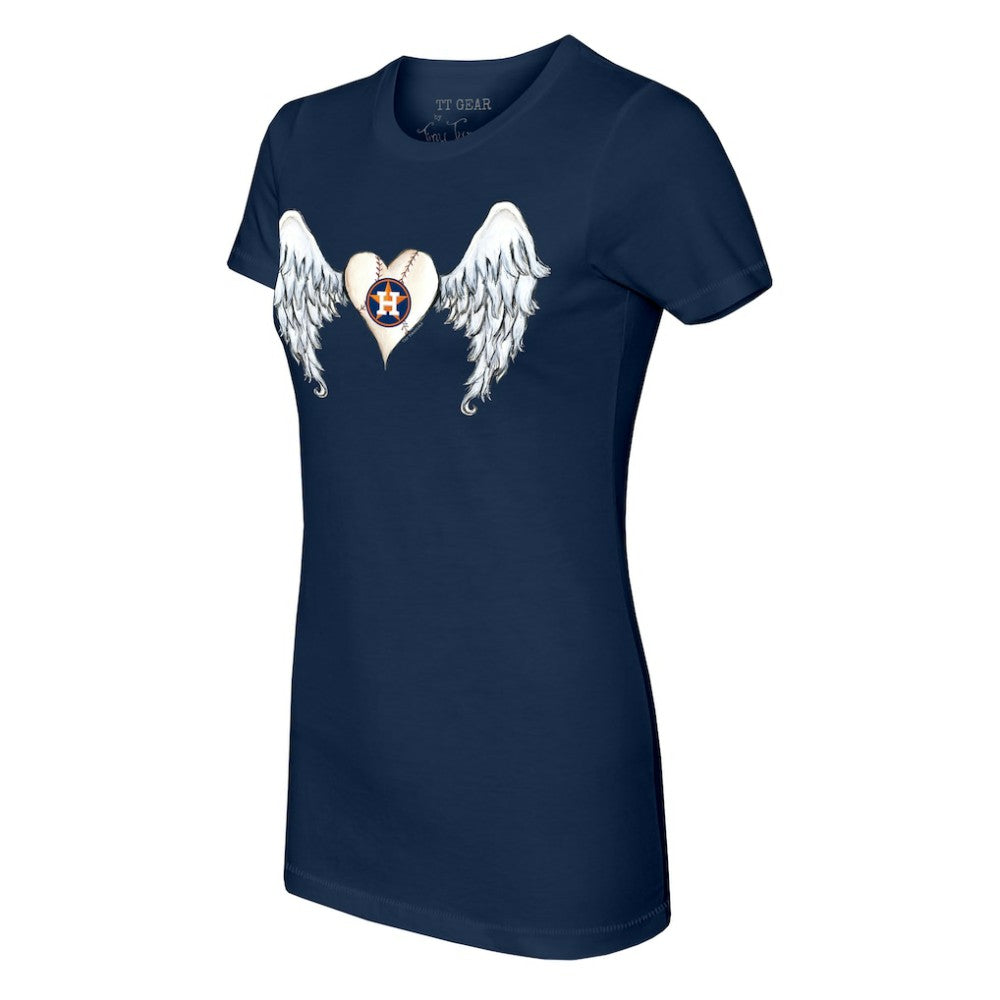 Houston Astros Tiny Turnip Women's Angel Wings T-Shirt | MLB Shop