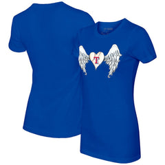 Texas Rangers Tiny Turnip Women's Angel Wings T-Shirt | MLB US