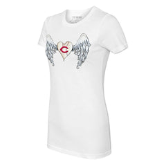 Cincinnati Reds Tiny Turnip Women's Angel Wings T-Shirt | MLB US