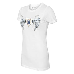 Detroit Tigers Tiny Turnip Women's Angel Wings T-Shirt | MLB Outlet