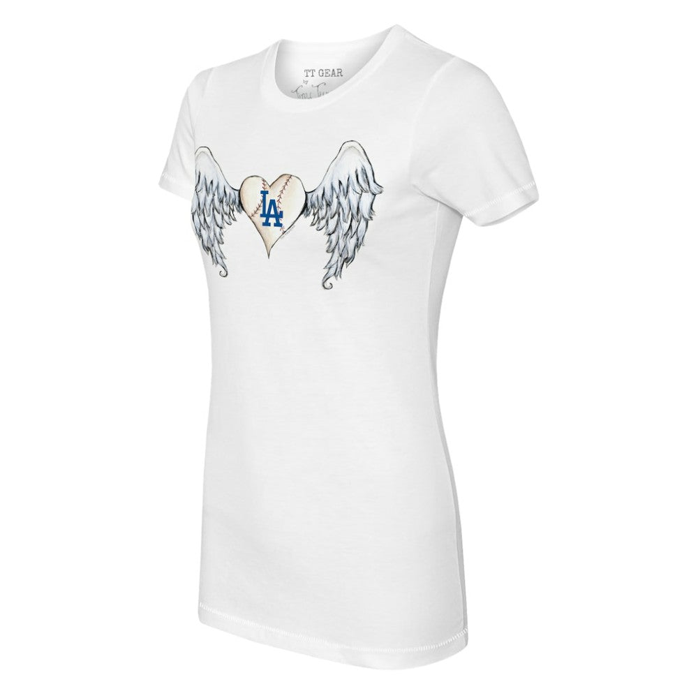 Los Angeles Dodgers Tiny Turnip Women's Angel Wings T-Shirt | MLB For sale
