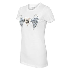 San Diego Padres Tiny Turnip Women's Angel Wings T-Shirt | MLB Discount