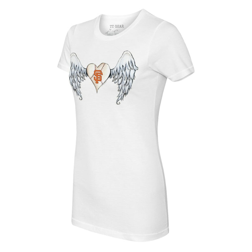 San Francisco Giants Tiny Turnip Women's Angel Wings T-Shirt | MLB US