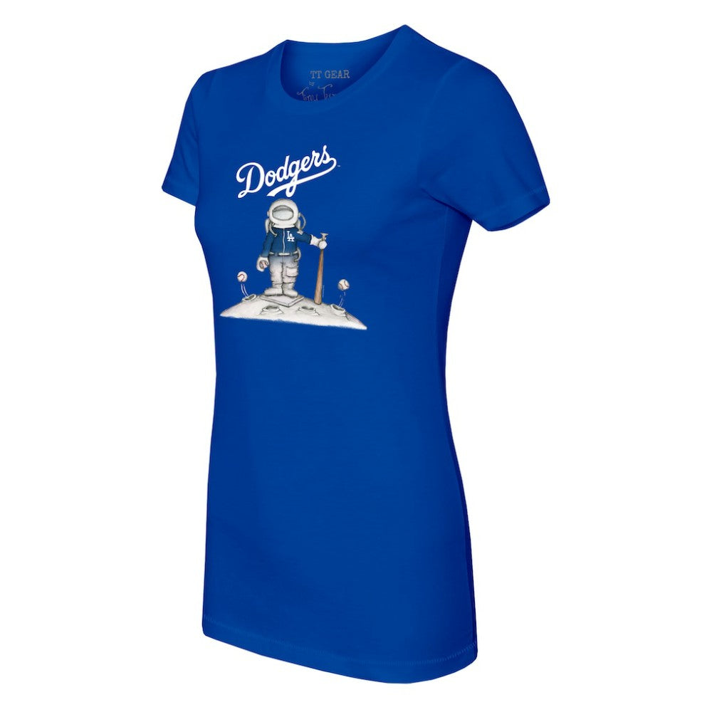 Los Angeles Dodgers Tiny Turnip Women's Astronaut T-Shirt | MLB New