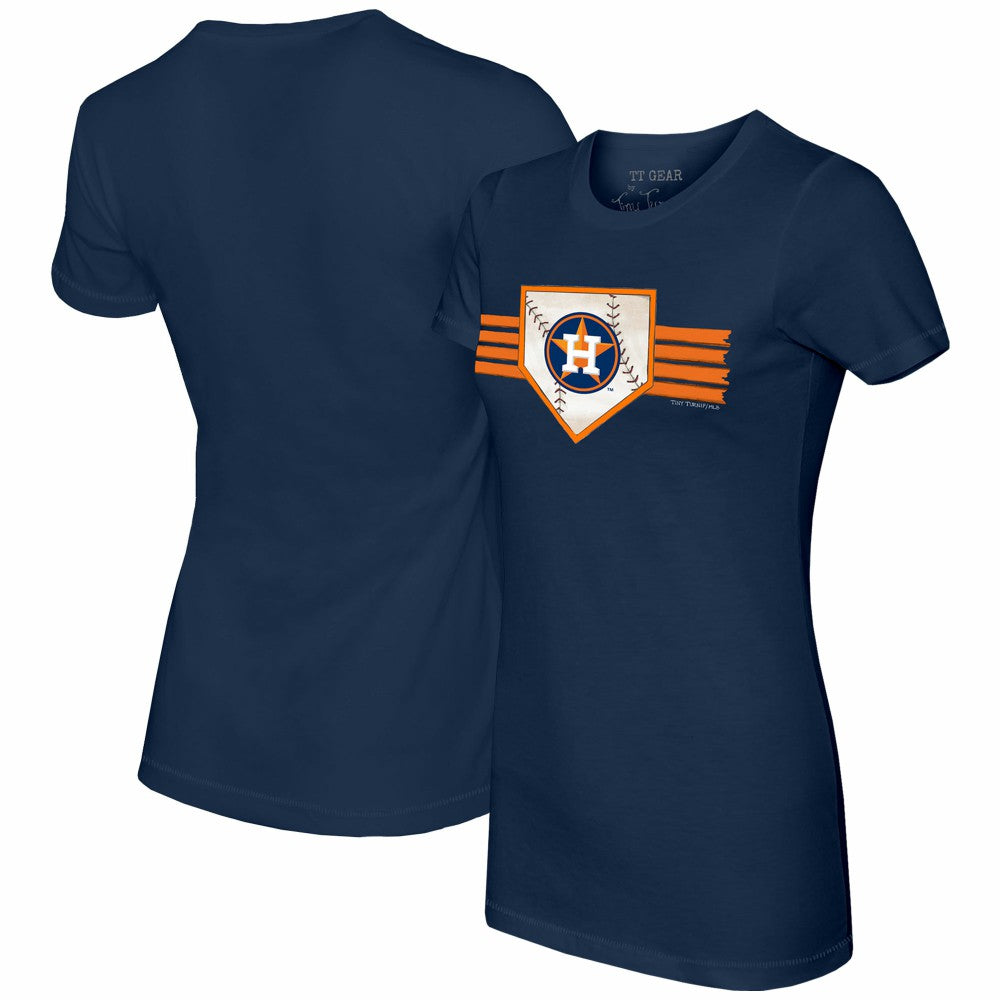 Houston Astros Tiny Turnip Women's Base Stripe T-Shirt | MLB Shop