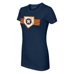 Houston Astros Tiny Turnip Women's Base Stripe T-Shirt | MLB Shop