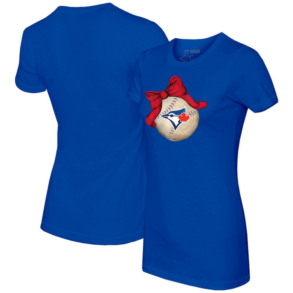 Toronto Blue Jays Tiny Turnip Women's Baseball Bow T-Shirt | MLB Near me
